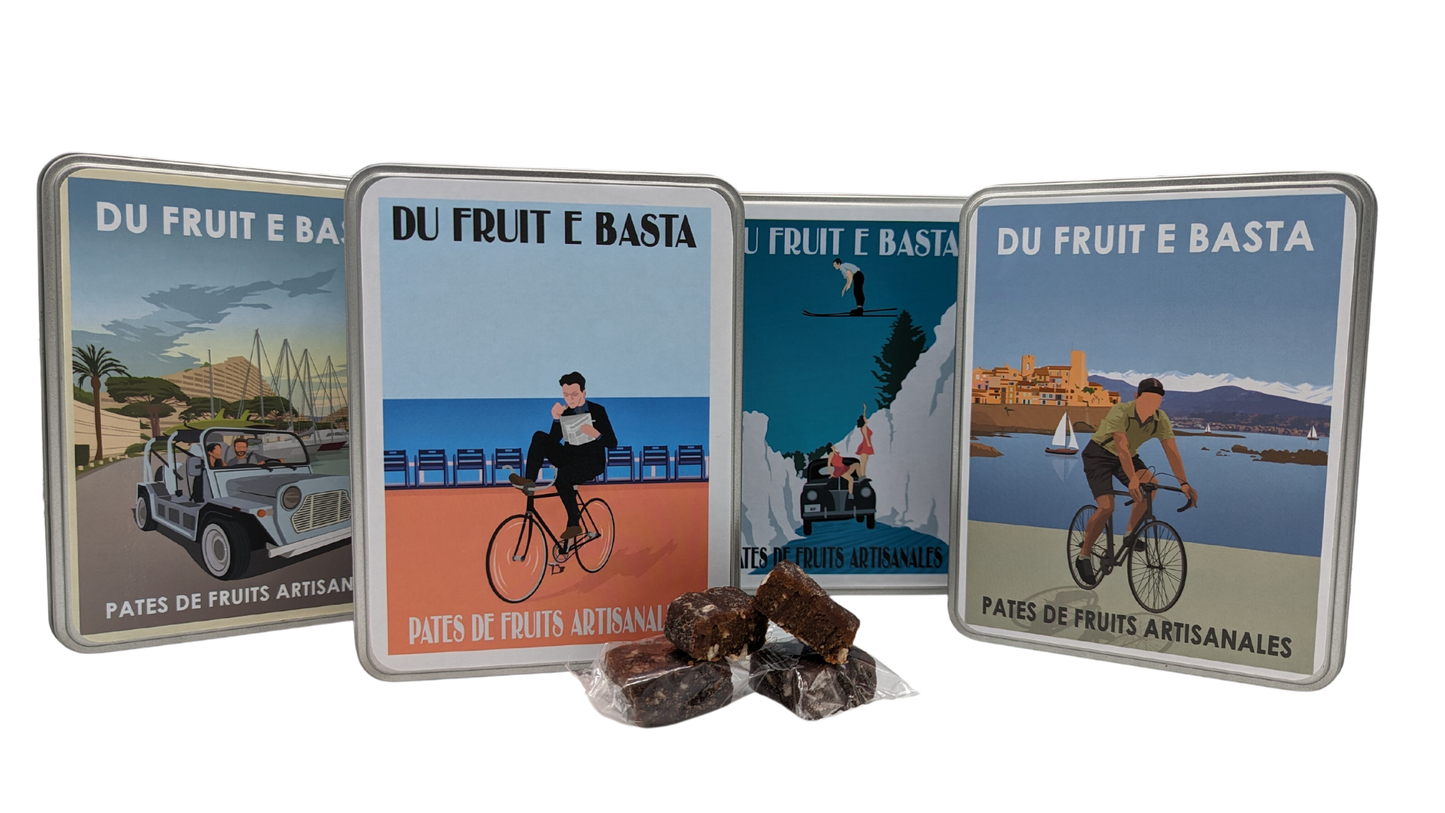 Boîte Métal Pâtes de Fruits Artisanales & Bio