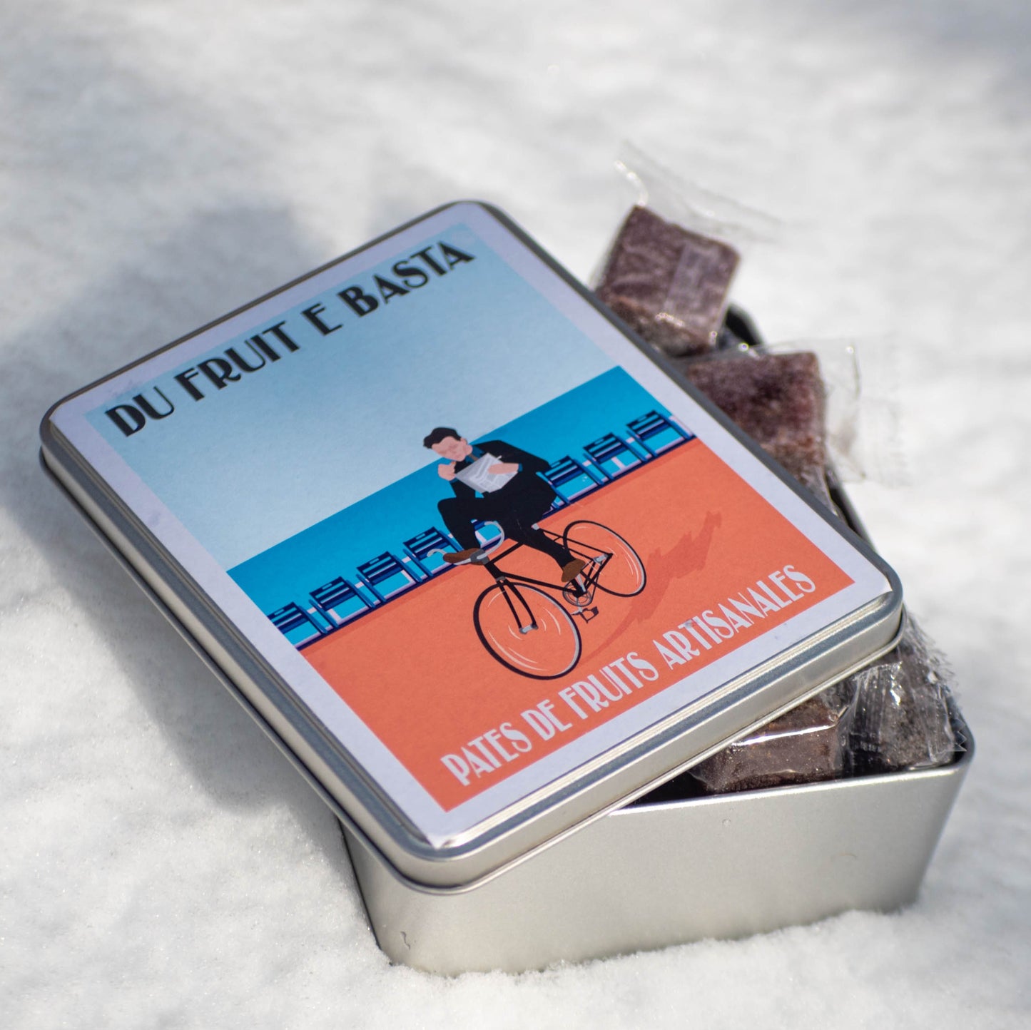 Boîte Métal Pâtes de Fruits Artisanales & Bio